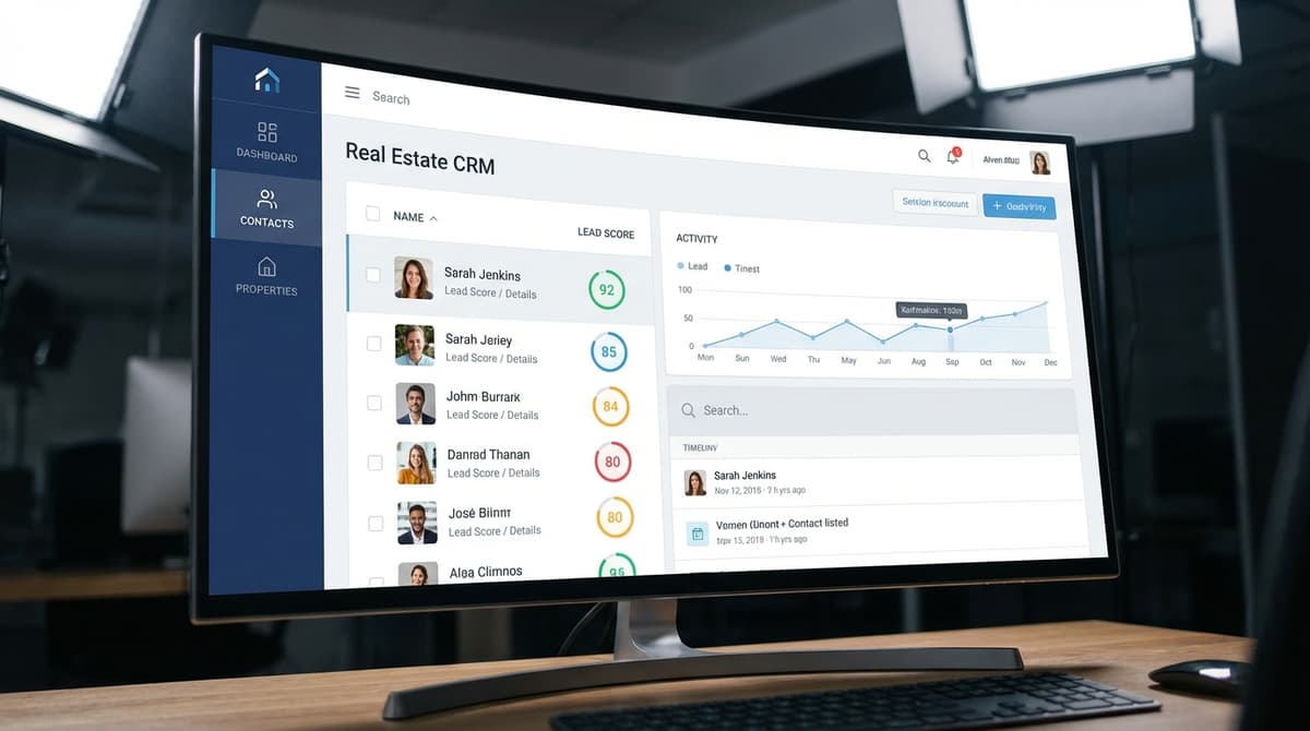 CRM leads dashboard