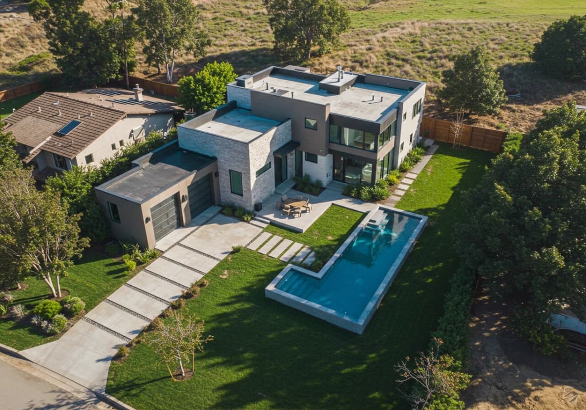 Aerial curb appeal