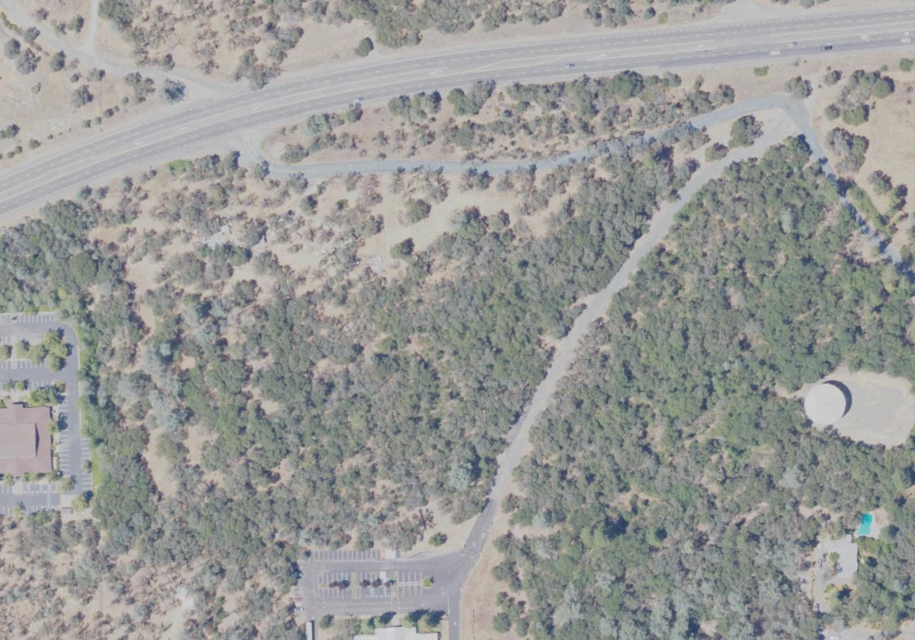 Historical public-domain USGS USDA NAIP aerial of the Old Airport Road area; no parcel boundary shown