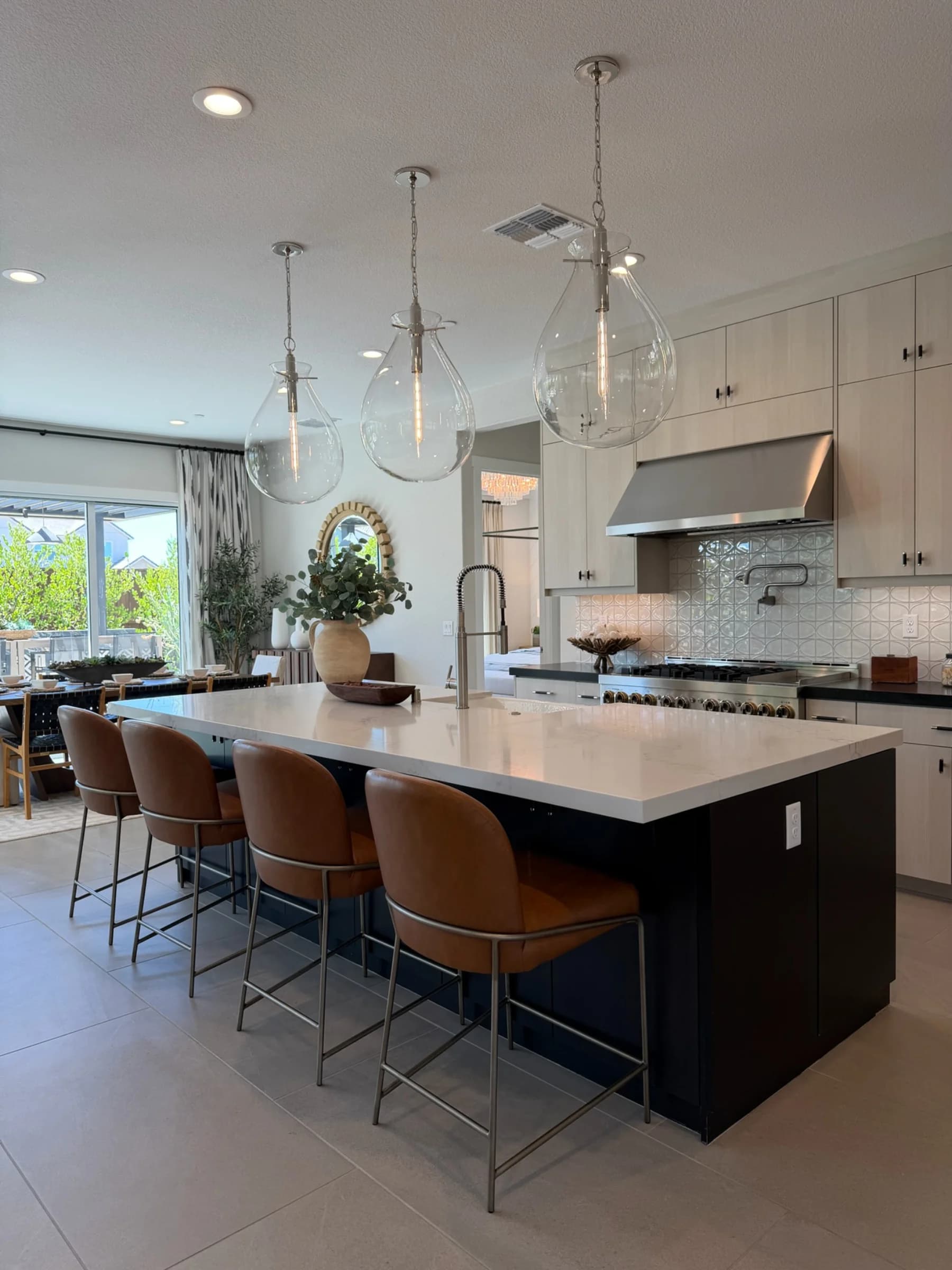 Kitchen in submitted model-home imagery associated with Heritage Trails