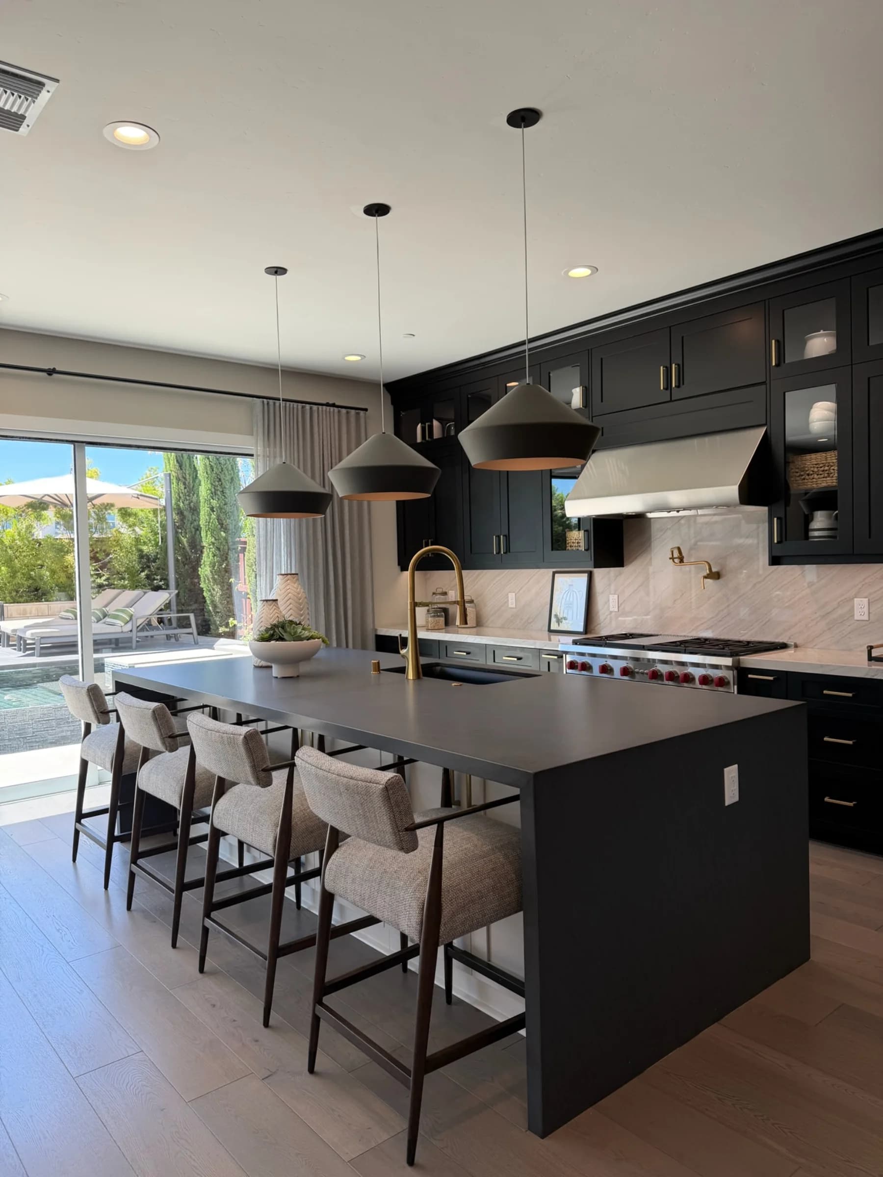 Second model-home kitchen in submitted imagery associated with Heritage Trails