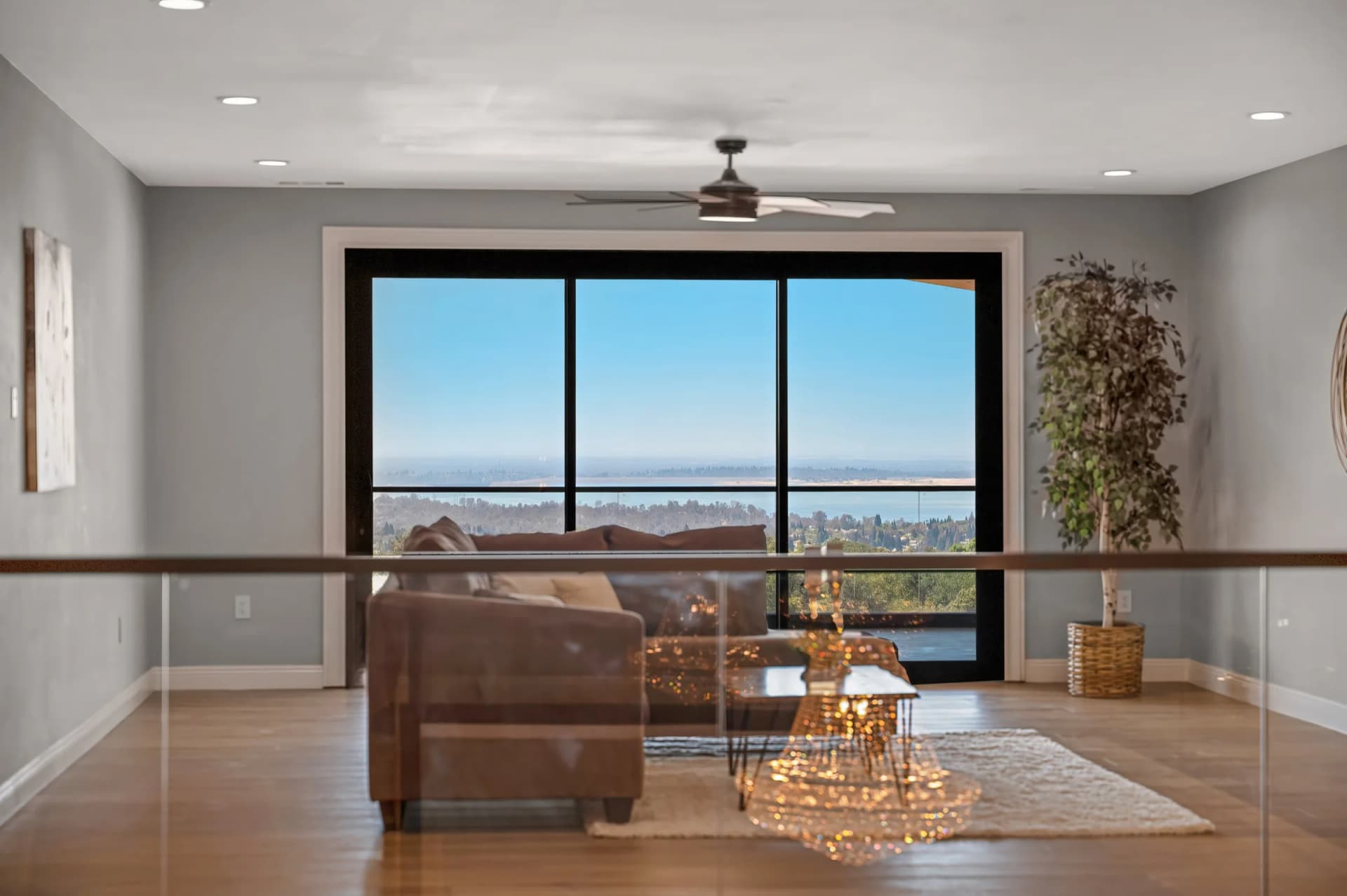 Upper lounge and lake view at Green Springs