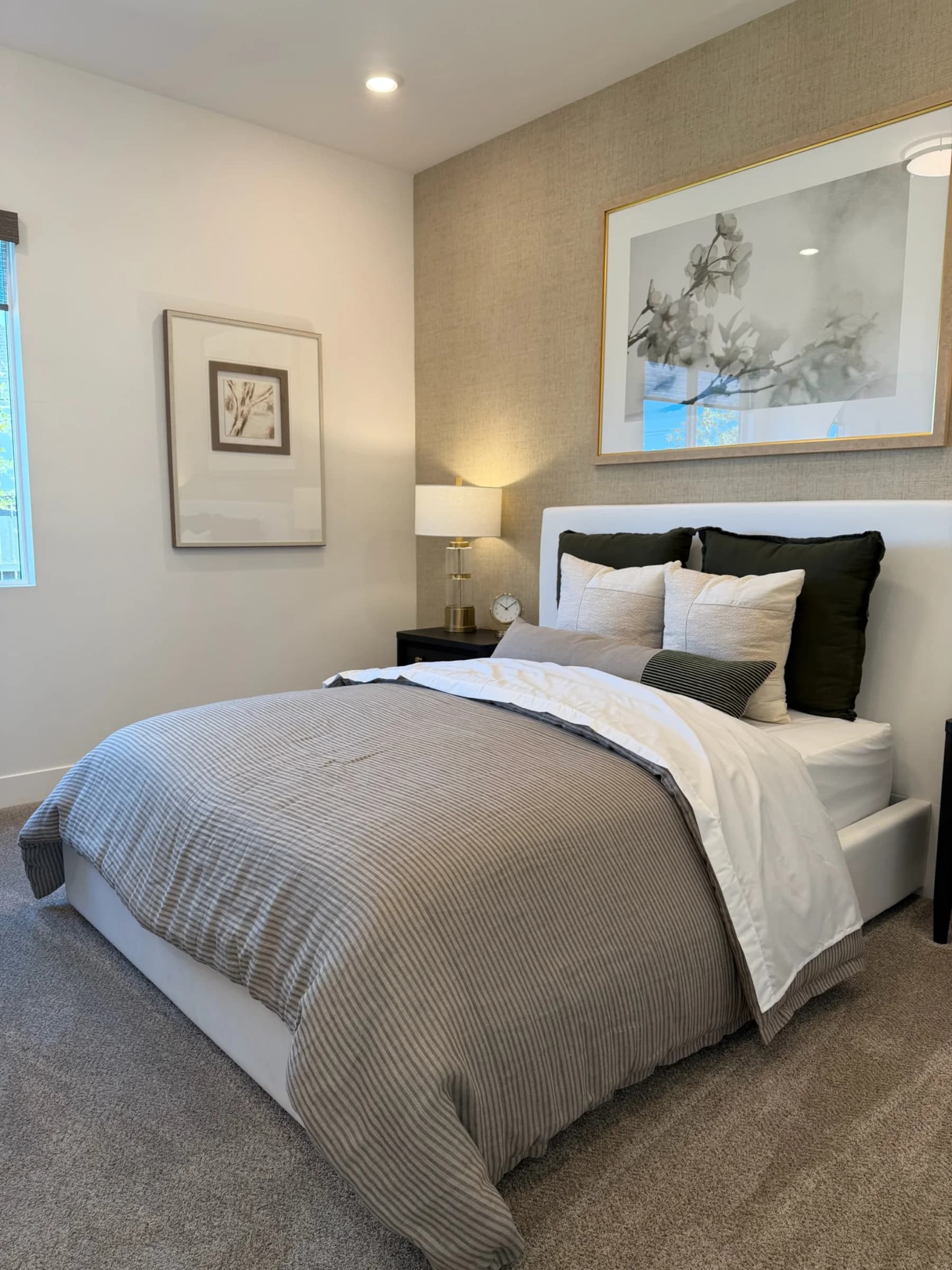 Bedroom in submitted model-home imagery associated with Double S Ranch