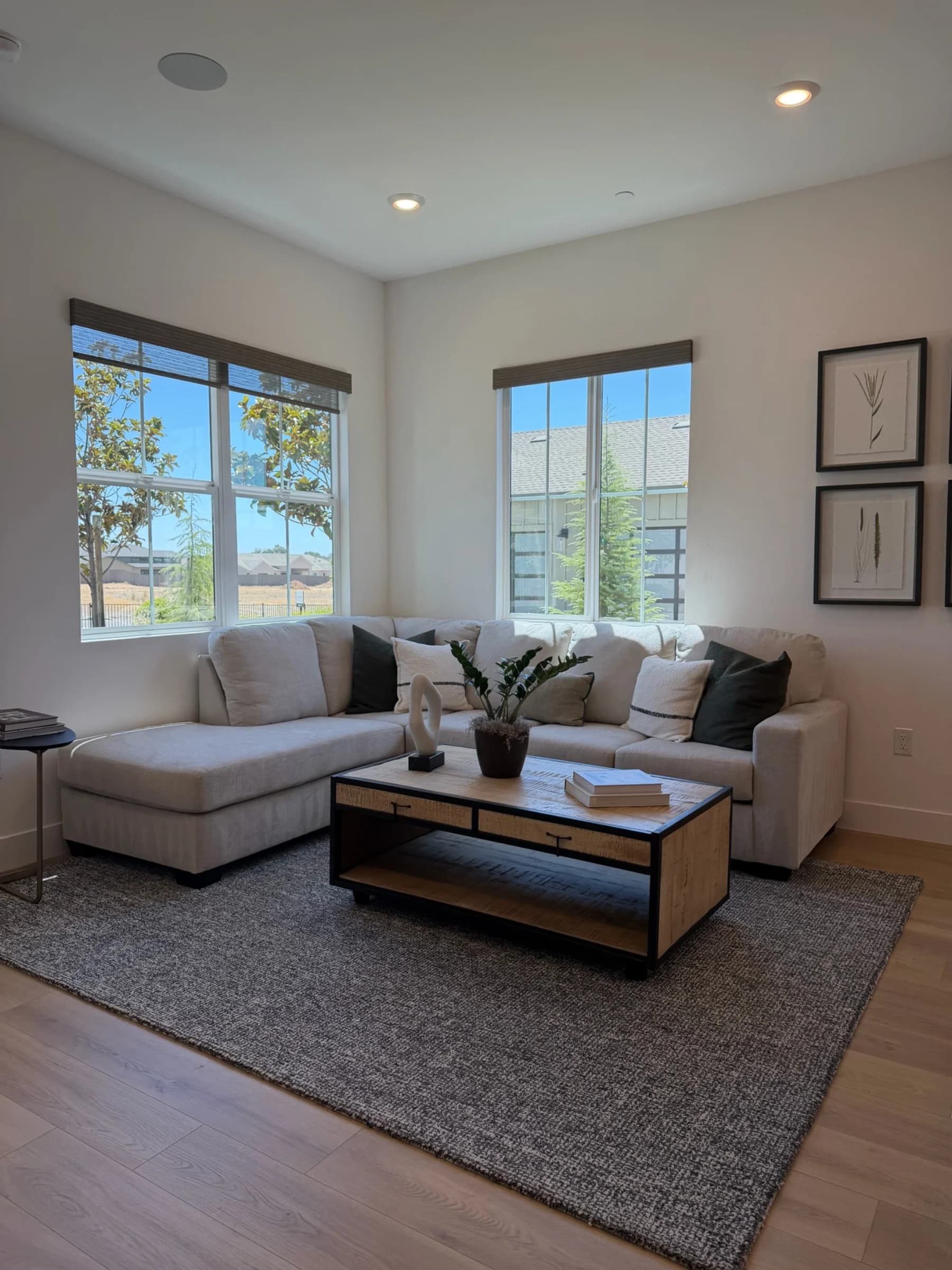 Laundry room in submitted model-home imagery associated with Double S Ranch